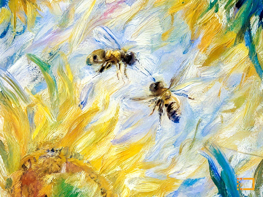 Golden Wings in Bloom
